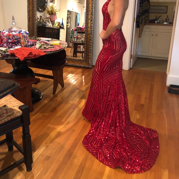 Custom Pageant Gown - Picture 3 of 3